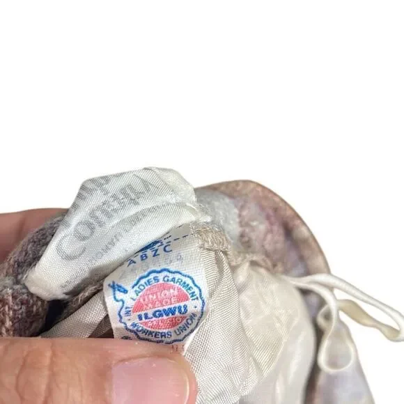 Vintage Country Suburbans Plaid Wool Blend Blazer And Skirt Set Brown Size S - Picture 9 of 12